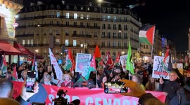 Large, tense demonstrations in Paris in support of Palestine and in boycott of the France-Israel match, Israeli policies and the ‘Israel is forever’ gala