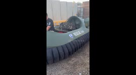 All-terrain hovercraft tested in China