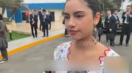 Peru: Peruvian girl shares exciting moment of greeting President Xi with flowers