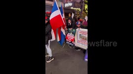 US: Demonstration supporting the Dominican Republic in New York
