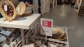 A Man Found Sleeping in the Bed in IKEA Display Area