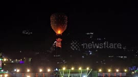 Hot-air balloon festival in full swing in eastern Myanmar