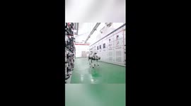 Robot dog inspects power facilities at Airshow China