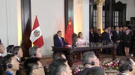Peru: Xi, Peruvian president attend opening ceremony of Chancay Port via video