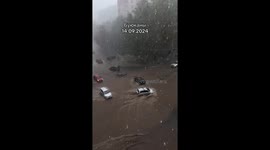 Heavy Flooding In Chisinau, Moldova