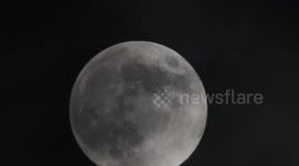 Stunning close-up of Beaver Supermoon in Kent, UK