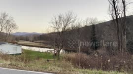 Cold and Overcast in Southern Vermont