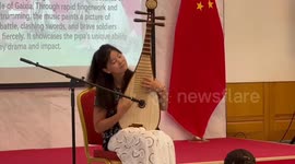 Fijian students enjoy Chinese culture at embassy's open-day event