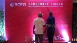 Former PM hails Chinese construction company for improving lives in Tanzania