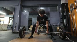 Nan who started powerlifting in her sixties has become world champion - aged 70