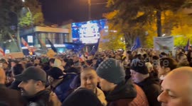 Georgia: Protesters Gather In Tbilisi Over Final Election Results
