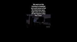 This is part 1 when my husband and I came home I noticed the closet open so checked the cameras