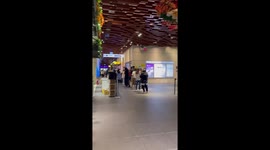 Shoppers queue for new McDonald's waffle burger in Taiwan
