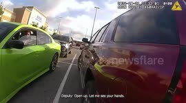 US: Wild Pursuit as Man Rams Deputy’s Car and Flee’s with Drugs and Firearms
