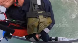 US: Helicopter Crew Saves Struggling Man Near Baker Beach