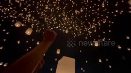 Recap: Lanterns Illuminate Night Sky During Yi Peng Festival In Chiang Mai