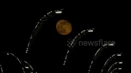 Qatar: A supermoon appears in the skies over Doha, Qatar
