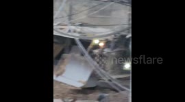 Israeli military bulldozers are destroying infrastructure in the Jenin city and refugee camp in the West Bank