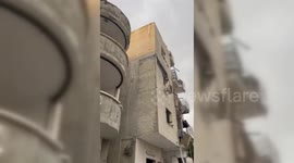 Israel: Damage in Shefa-Amr after a Hezbollah rocket Attack last night