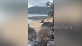Israeli tourist fined for riding motorcycle on Thai beach