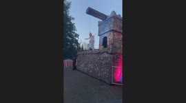 Scary fairy takes flight at Halloween in Lelystad