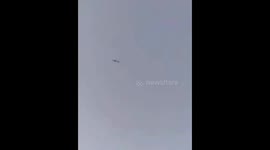 Footage of Russian kalibr missiles over Odesa, Ukraine