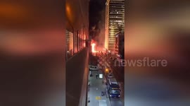 Israel: Hezbollah Rockets Ignite Fires and Injure Five in Central Israel