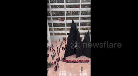 US: Over 100 activists are staging a sit-in at the Capitol to demand the US senate vote for the Joint Resolutions of Disapproval introduced by Senator Bernie Sanders to stop arming Israel