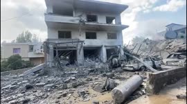 Lebanon: Massive destruction in Kfar Reman as a result of the Israeli raid