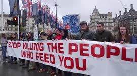 British farmers protest inheritance tax changes