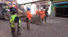 Spain: Efforts continue to clear sewage system following floods in Spain's Valencia region