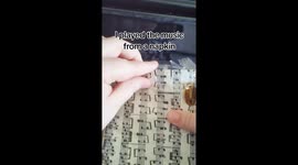 Newsflare Exclusive- Napkin music gets a pianist twist gaining 5 million views on TikTok
