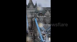 UK: First Snow Of Season Falls In London 3