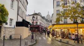 France: Paris Sees First Snowfall Of The Season 2
