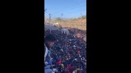 Astonishing scenes as 20,000 hopefuls join army recruitment drive in India