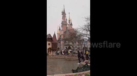 France: Paris Sees First Snowfall Of The Season 6