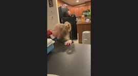 Daughter's hilarious attitude captured in video