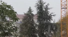 France: Paris Sees First Snowfall Of The Season 7