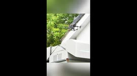 Drones relay to complete power network inspections