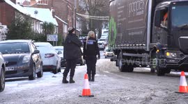 Storm Bert bring snow and ice causing disruption across UK, Ilkeston, Derbyshire