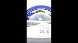 UFO-shaped eVTOL showcased at expo in China's Zhejiang