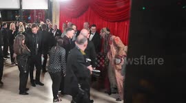 King Charles arrives at the Royal Variety Show 2024 Elton John can be seen as one of the people to great the King