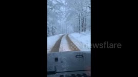 US: Season’s First Winter Storm Brings Heavy Snow To Pennsylvania