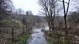 Culvert Couldn't cope with the volume of Rainfall from Storm Bert