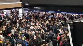 Storm Bert: Travel chaos at Euston as storm causes power cut at North London station
