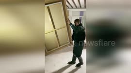 Police protect art from DANA floods in Spain