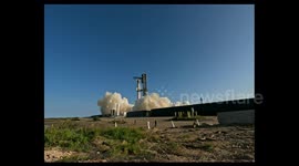 US: Liftoff SpaceX launches Starship Super Heavy IFT-6 from Starbase Texas