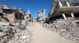 Gazans brace for winter in temporary shelters built on rubbles