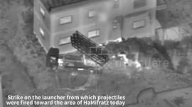 Israel: Strike on the launcher from which projectiles were fired toward the area of HaMifratz