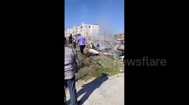Lebanon: Israeli raid on a car showroom in the town of Zefta